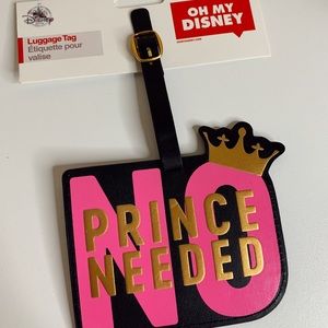 No Prince Needed Luggage Tag